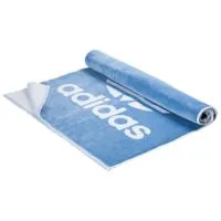 Полотенце Adicolor, синее с логотипом