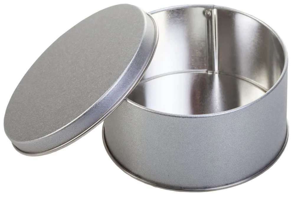 Подарочные коробки с печатью логотипа. Коробка Pragmax S, круглая по цене 153 ₽ руб. (артикул 5589) Коробка Pragmax S, круглая, серебристая