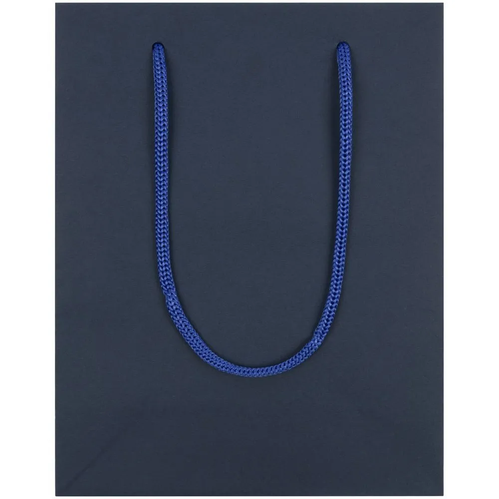 Пакет бумажный Vid S, синий