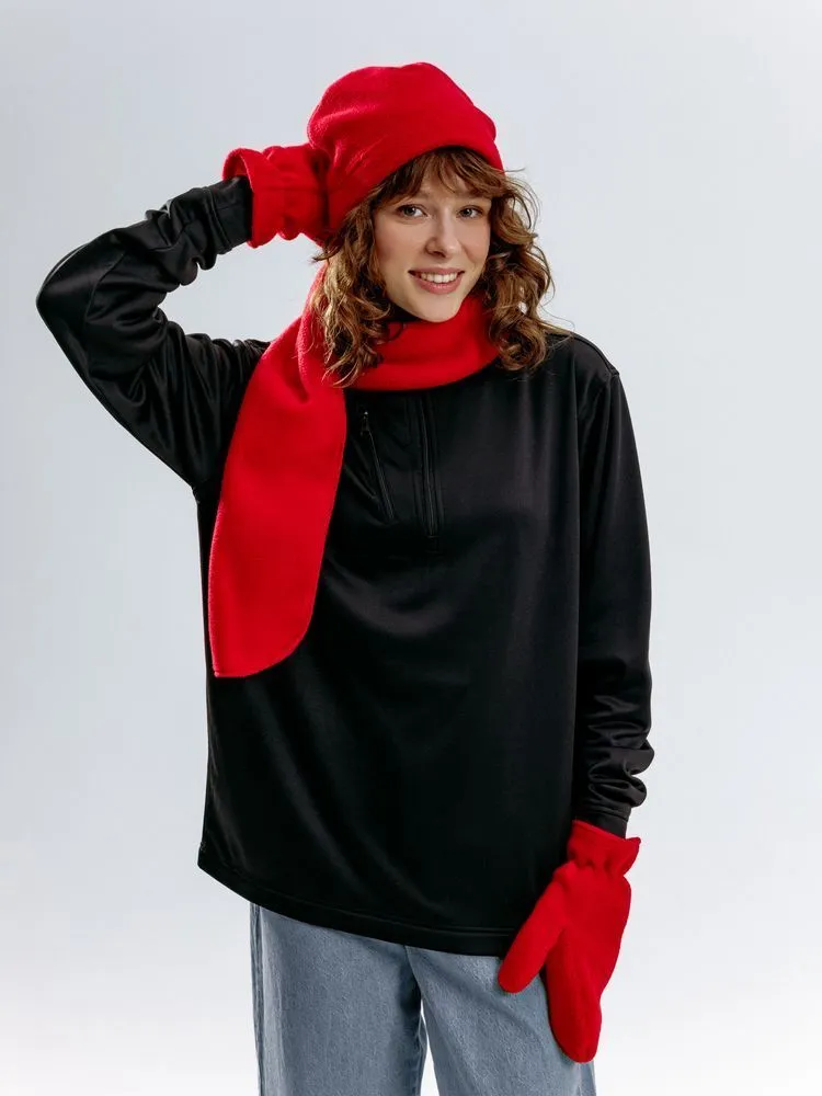 Шарфы с печатью логотипа. Шарф Fleecy по цене 391 ₽ руб. (артикул 17482.50) Шарф Fleecy, красный