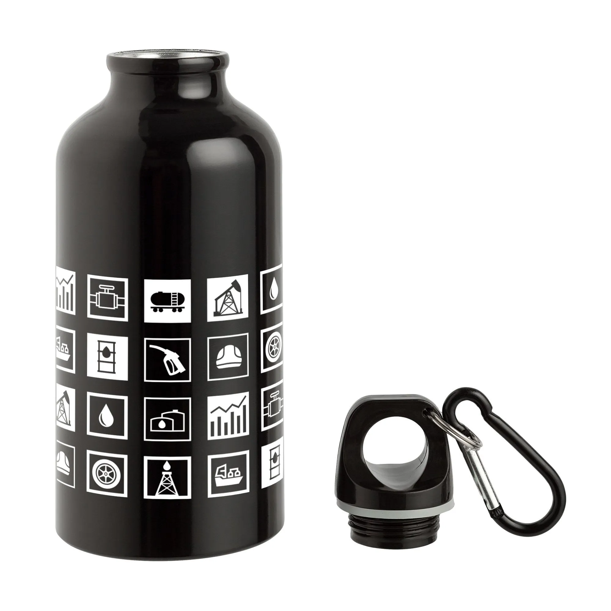 Бутылка для спорта Re-Source, черная