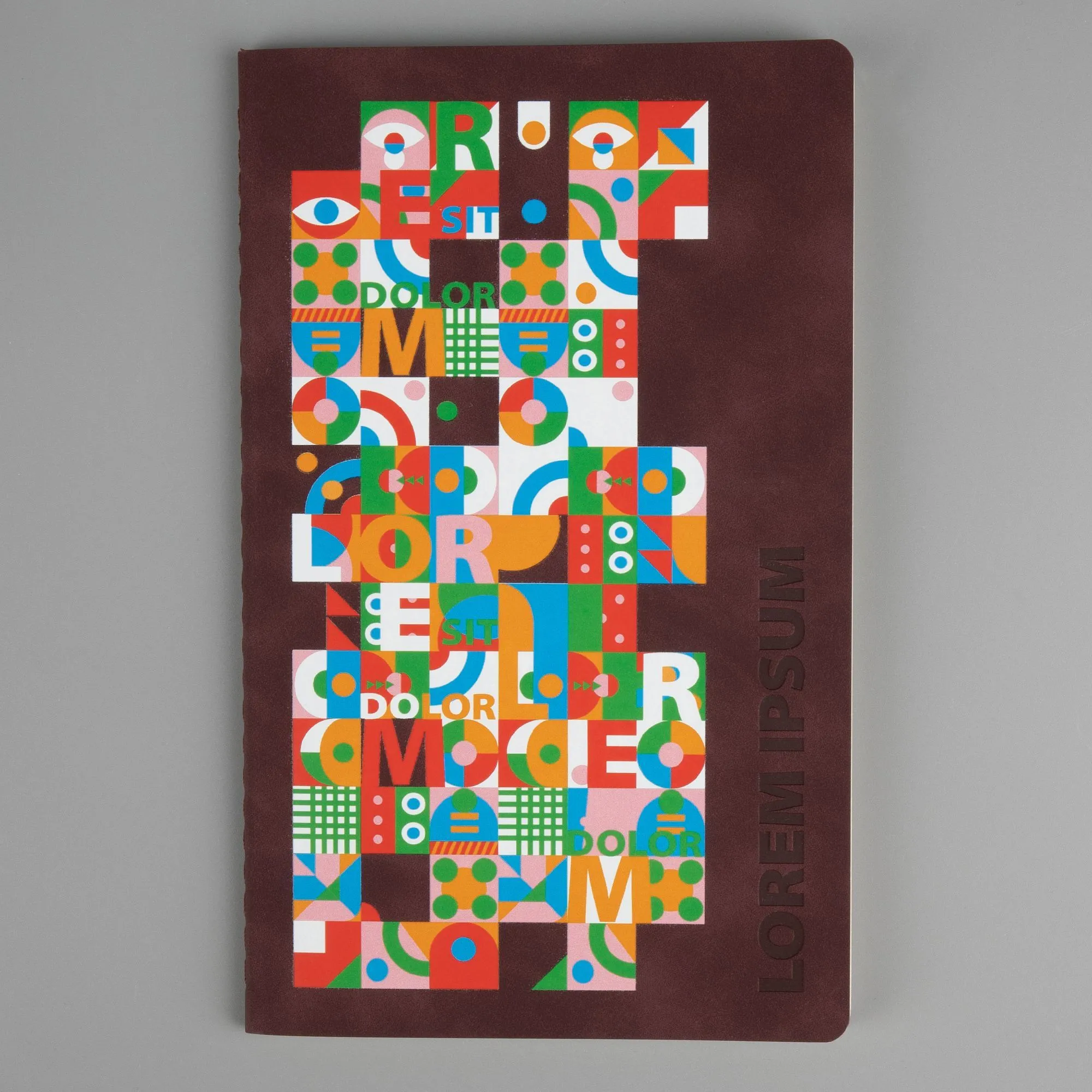 Блокнот Luba, бордовый