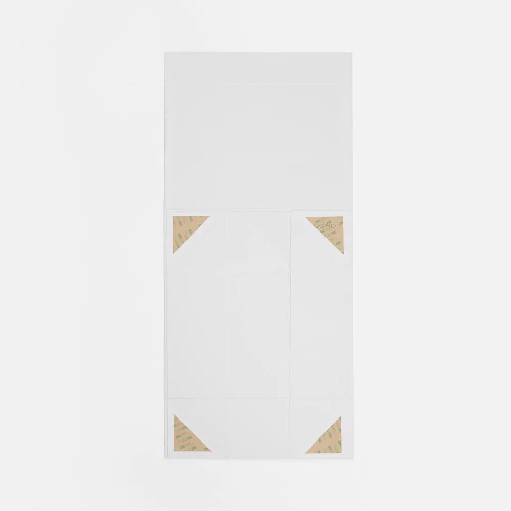 Коробка складная Quadra Fold, белая