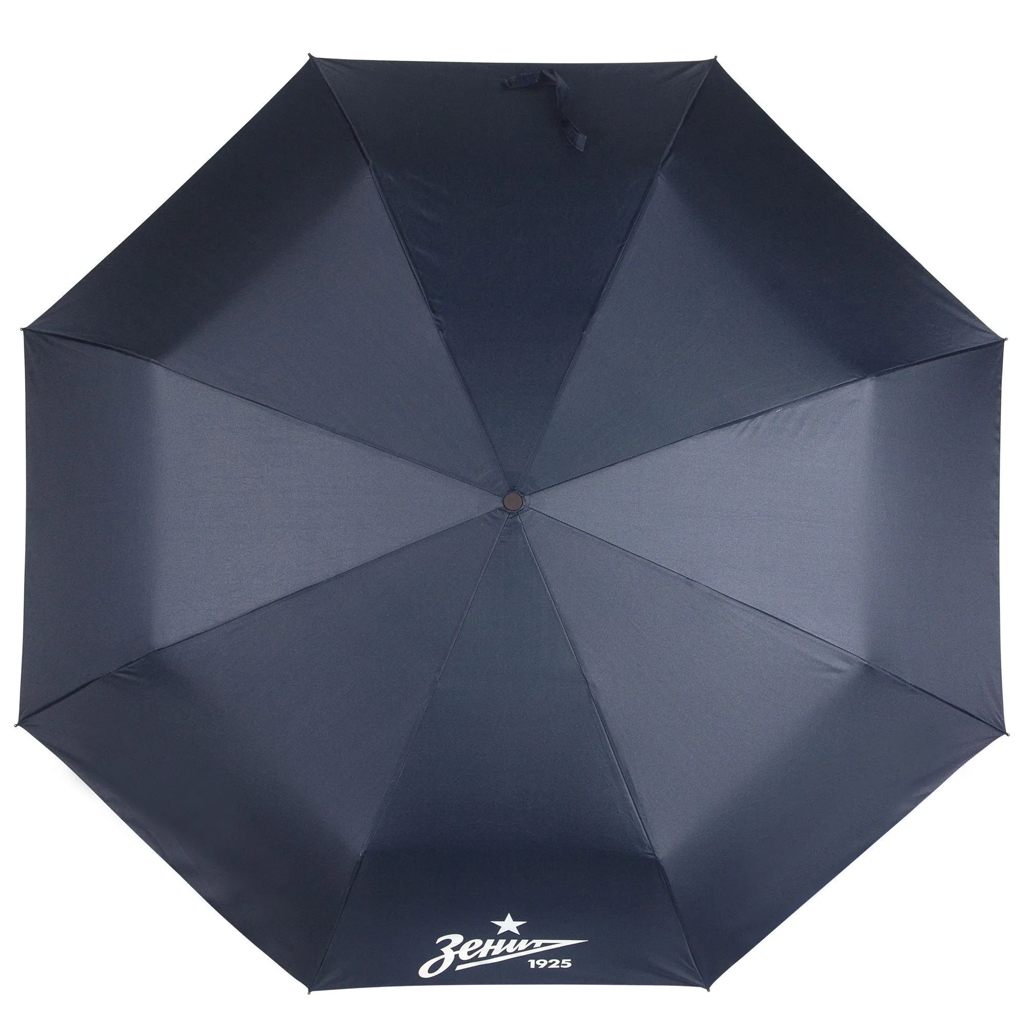 Зонт складной Fiber, темно-синий