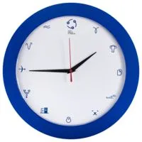 Часы настенные "Бизнес-зодиак. Рыбы" с логотипом