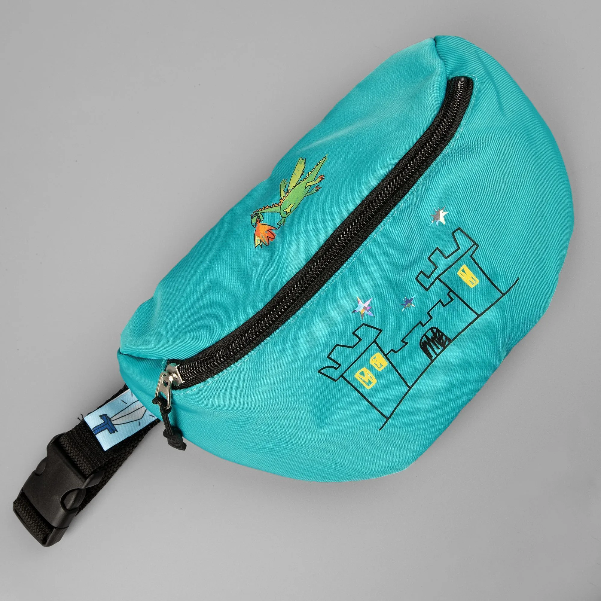 Детская поясная сумка Sonrisa, бирюзовая