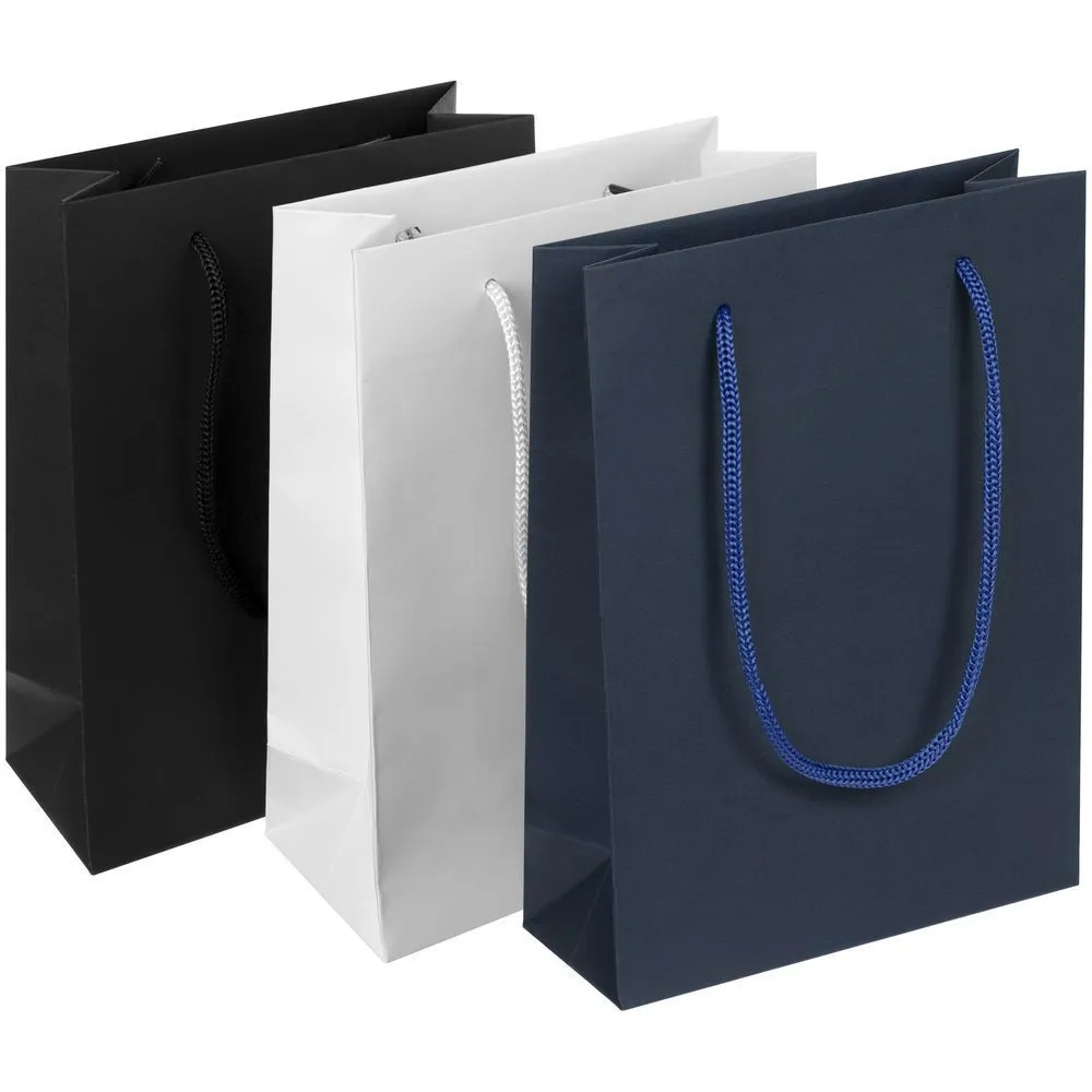 Пакет бумажный Vid S, синий