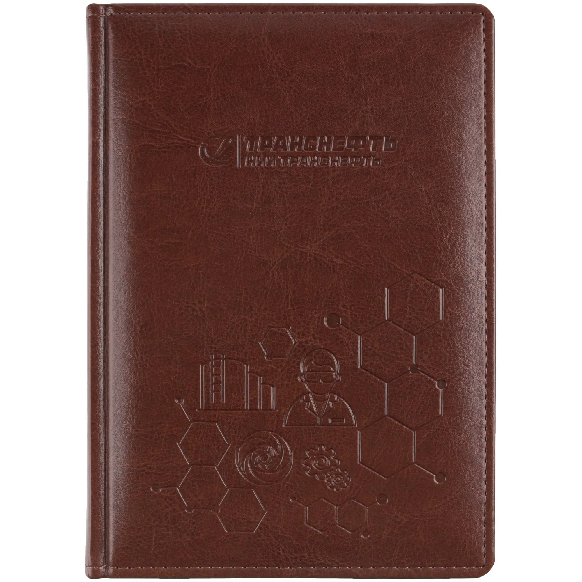 Ежедневник New Nebraska, датированный, коричневый