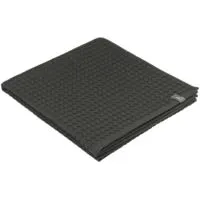 Полотенце вафельное Piquee, среднее, серое с логотипом