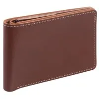 Портмоне Security, темно-коричневое с логотипом