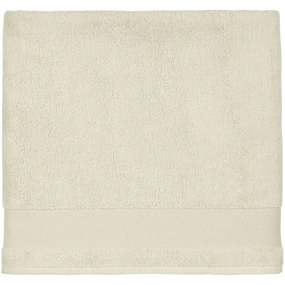 Полотенце Peninsula Large, бежевое с логотипом