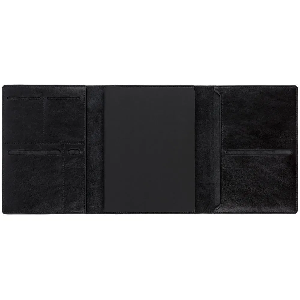 Ежедневники с логотипом с печатью логотипа. Ежедневник-портфолио Napoli, недатированный по цене 6 919 ₽ руб. (артикул 55601.30) Ежедневник-портфолио Napoli, недатированный, черный