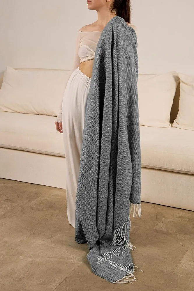 Плед «Гирвас», серый