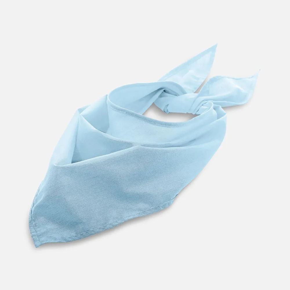 Аксессуары с печатью логотипа. Шейный платок Bandana по цене 179 ₽ руб. (артикул 01198220TUN) Шейный платок Bandana, голубой