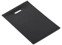 Чехол для пропуска Twill, черный с логотипом