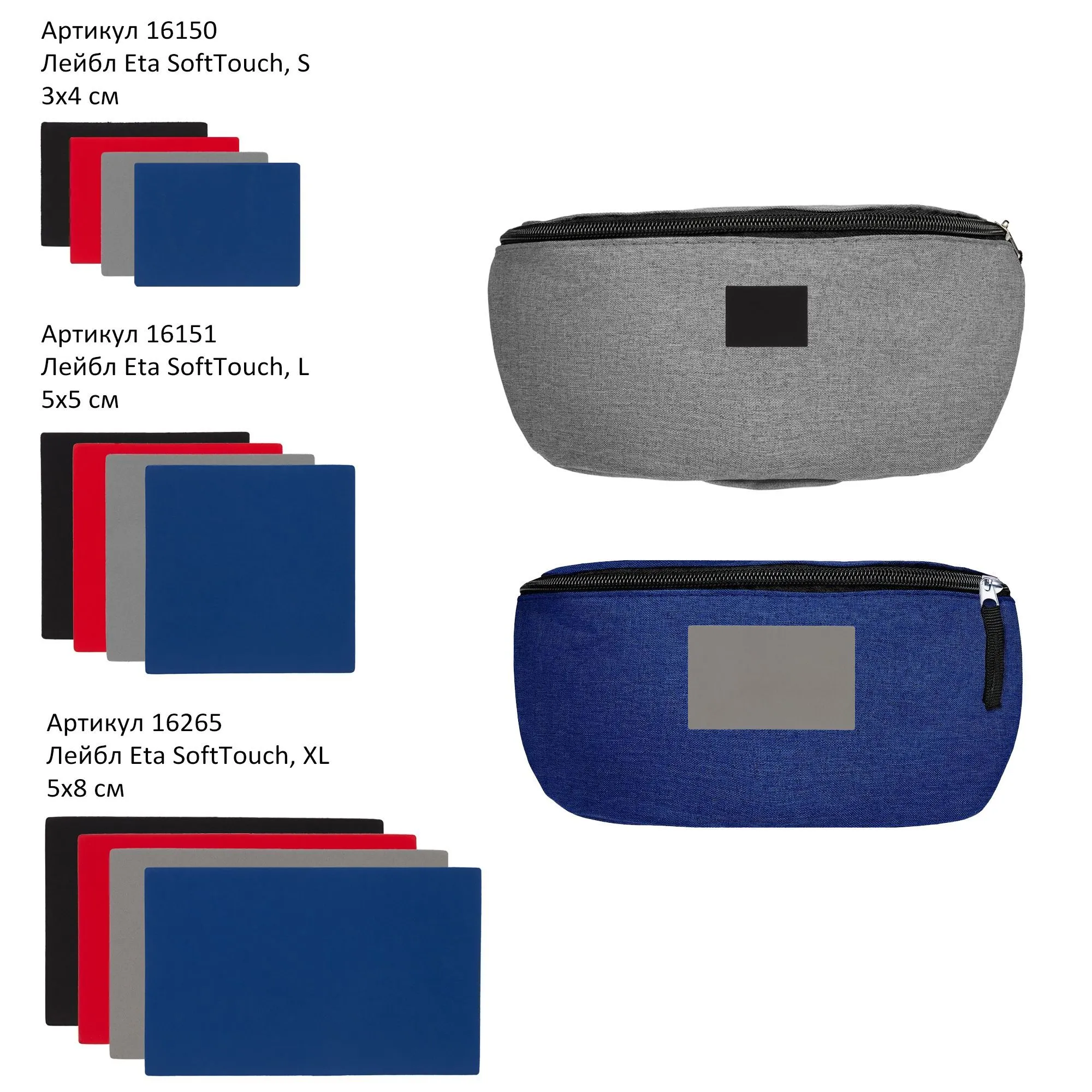 Поясная сумка Handy Dandy, ярко-синяя