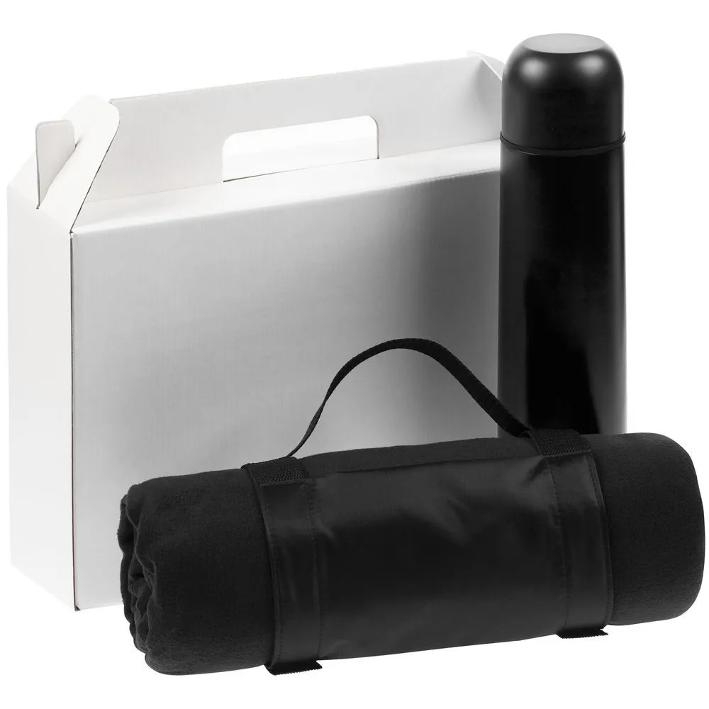 Набор Warmheart, черный с логотипом