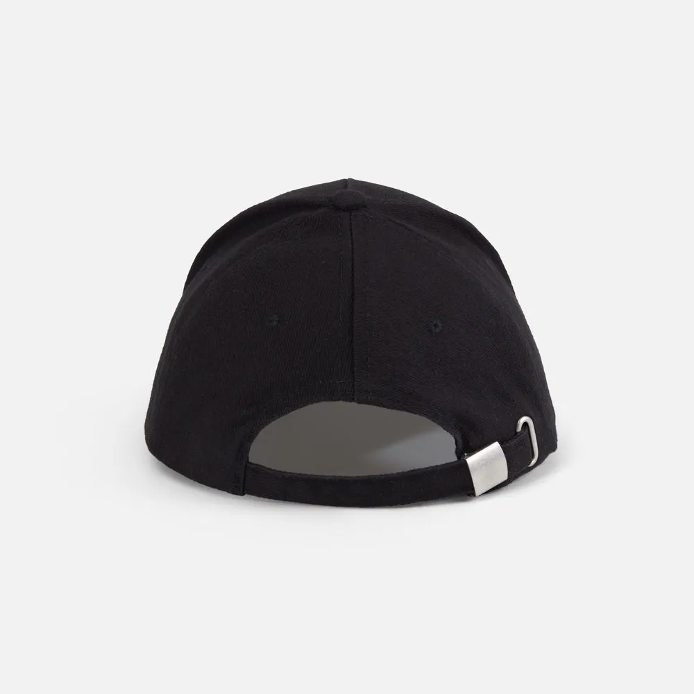 Бейсболка Long Beach, черная