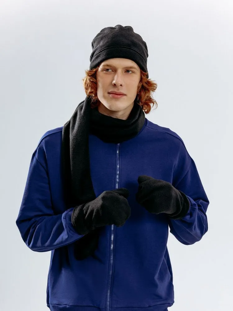 Шарфы с печатью логотипа. Шарф Fleecy по цене 391 ₽ руб. (артикул 17482.30) Шарф Fleecy, черный