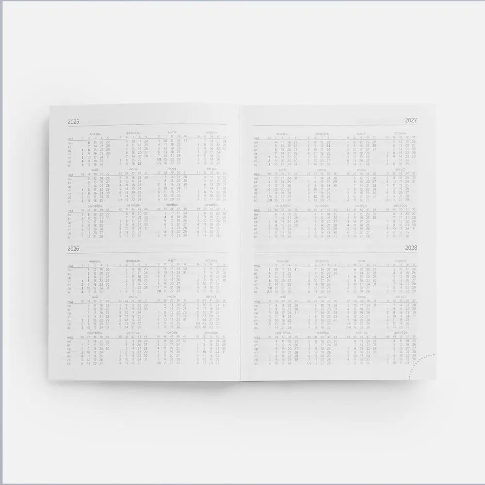 Ежедневник Condor, недатированный, черный