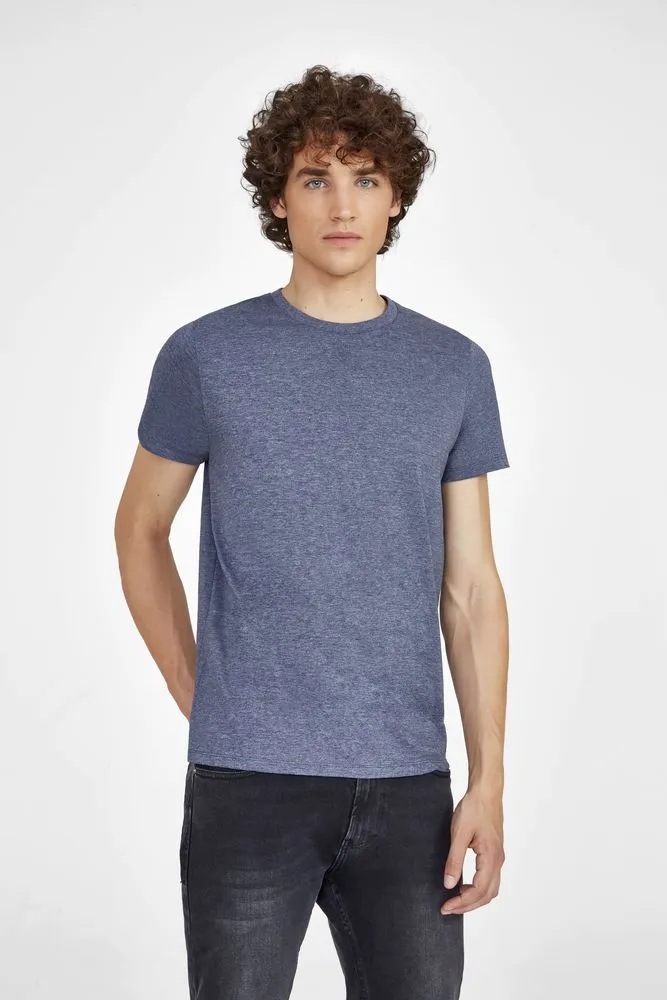 Футболка мужская Mixed Men, зеленый меланж