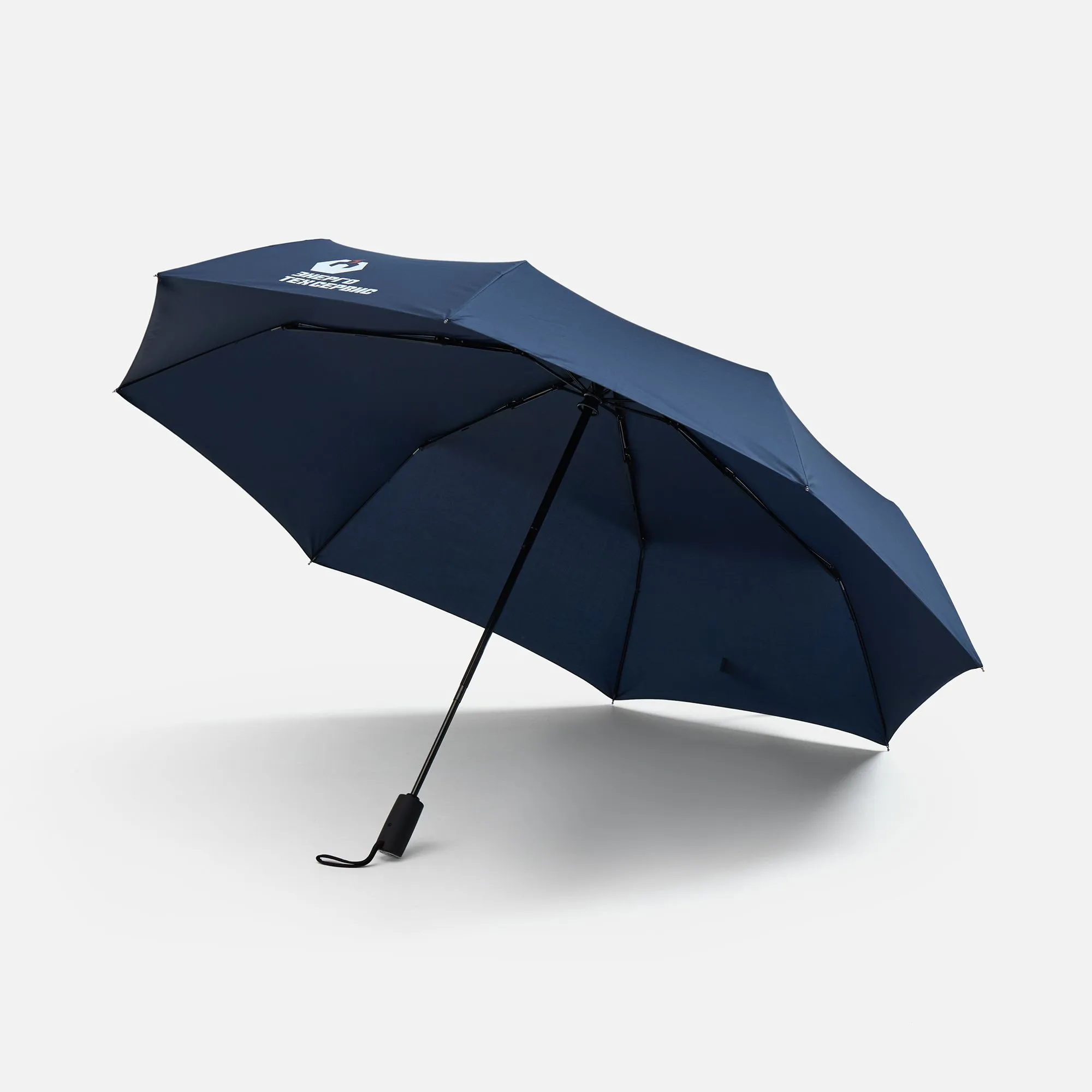 Зонт складной Fiber, темно-синий