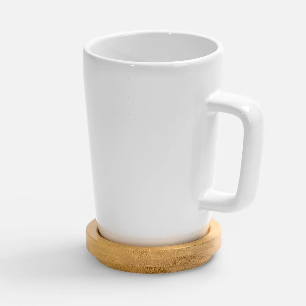 Кружка Vierra с крышкой-костером, белая