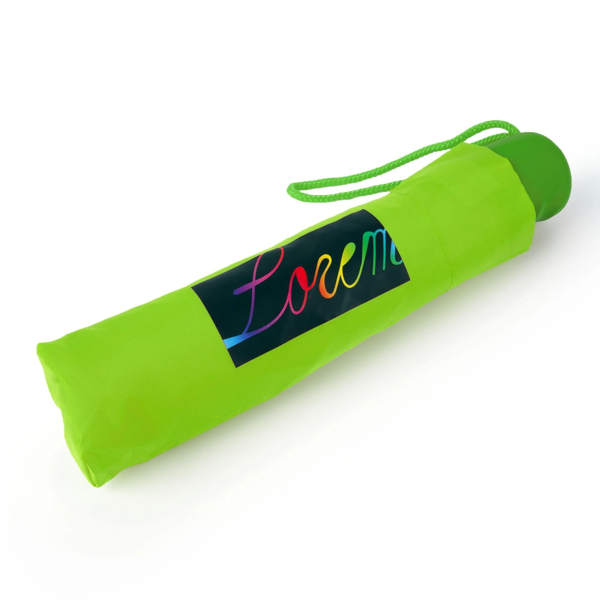 Зонт складной Basic, зеленое яблоко