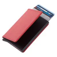 Футляр для кредитных карт Stroll, красный с логотипом