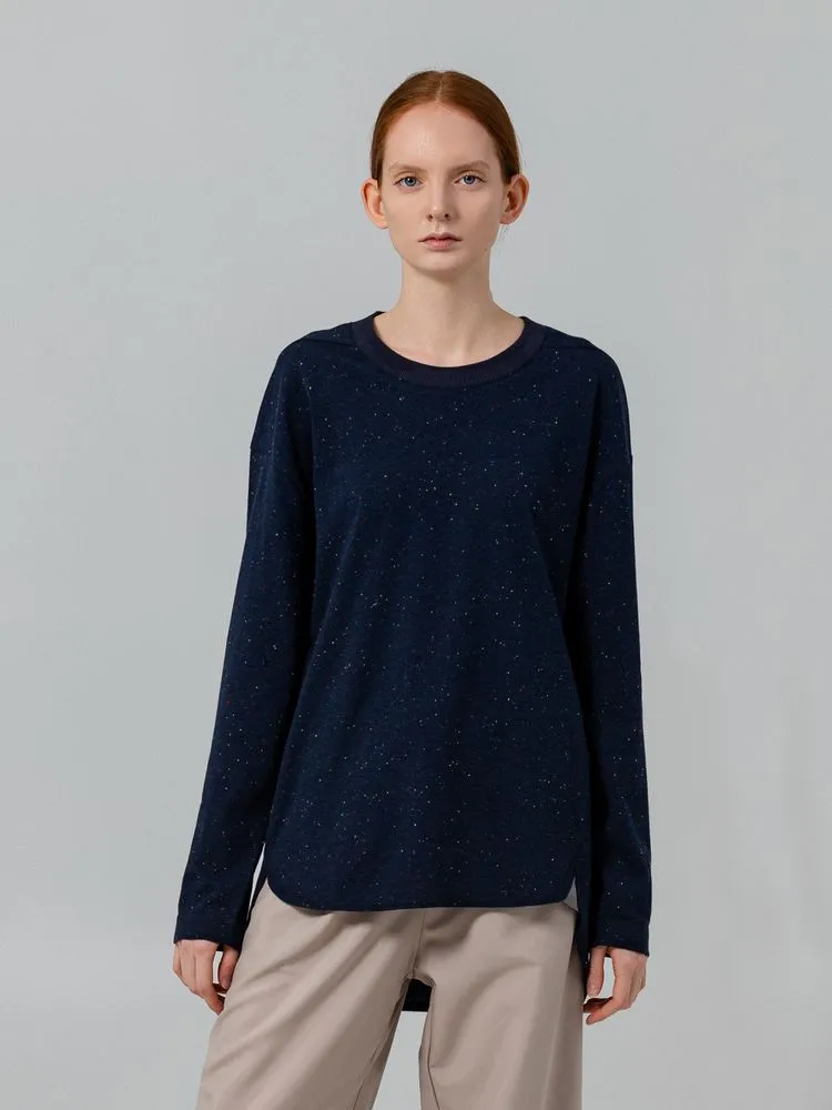 Футболка с длинным рукавом Kosmos 1.0, синий меланж