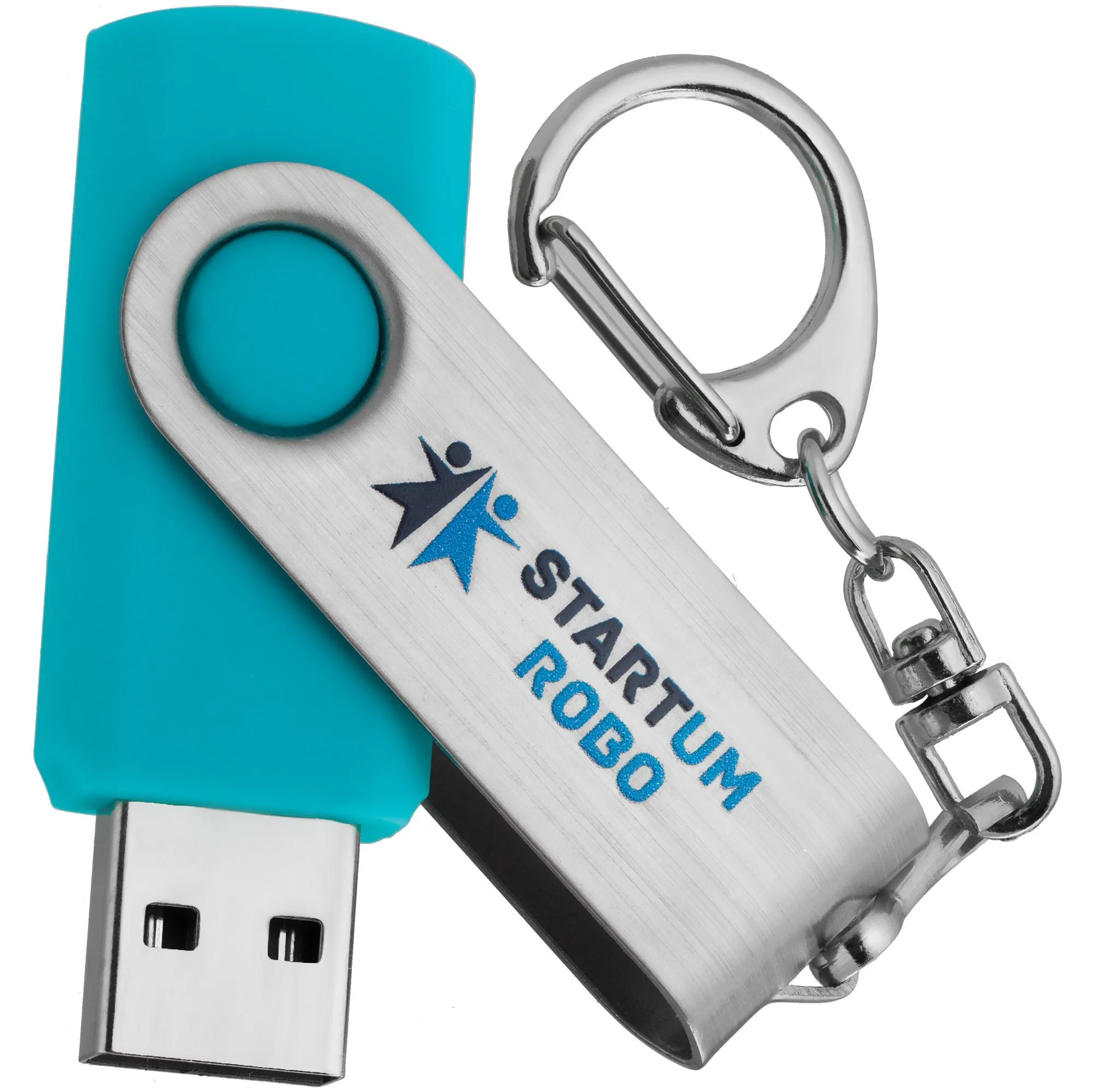 Флешка Twist, оранжевая, 16 Гб