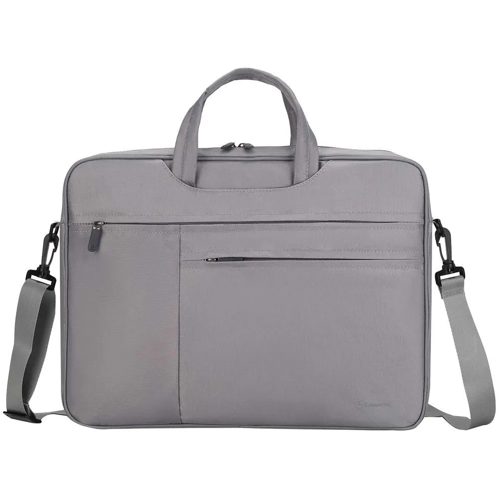 Cумка для ноутбука L235, светло-серая с логотипом