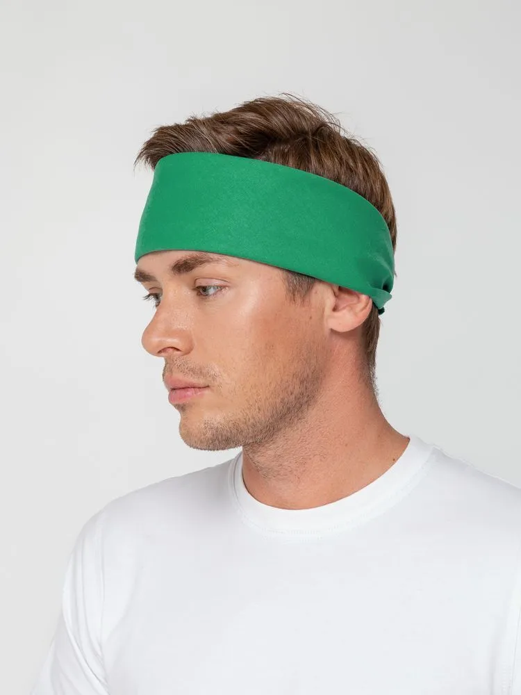 Аксессуары с печатью логотипа. Бандана Overhead по цене 209 ₽ руб. (артикул 16402.90) Бандана Overhead, зеленая