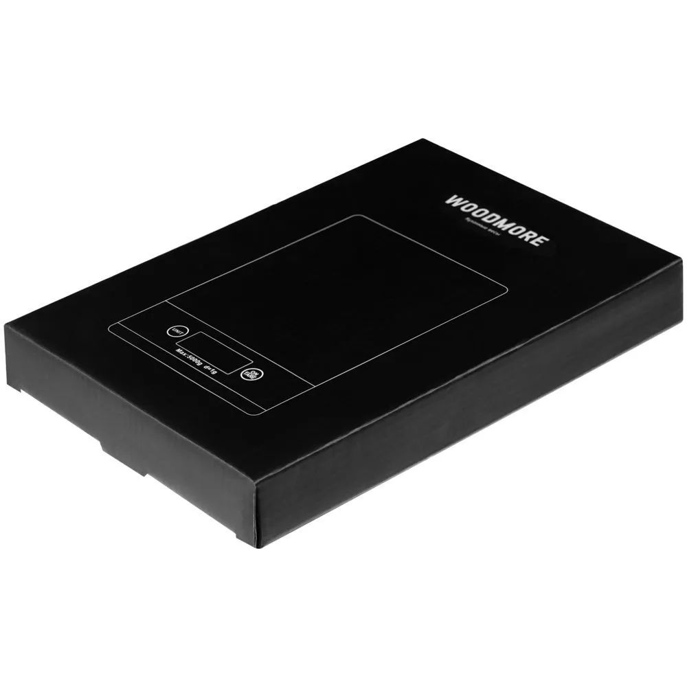 Кухонные принадлежности с печатью логотипа. Кухонные весы Woodmore по цене 1 386 ₽ руб. (артикул 18096.00) Кухонные весы Woodmore