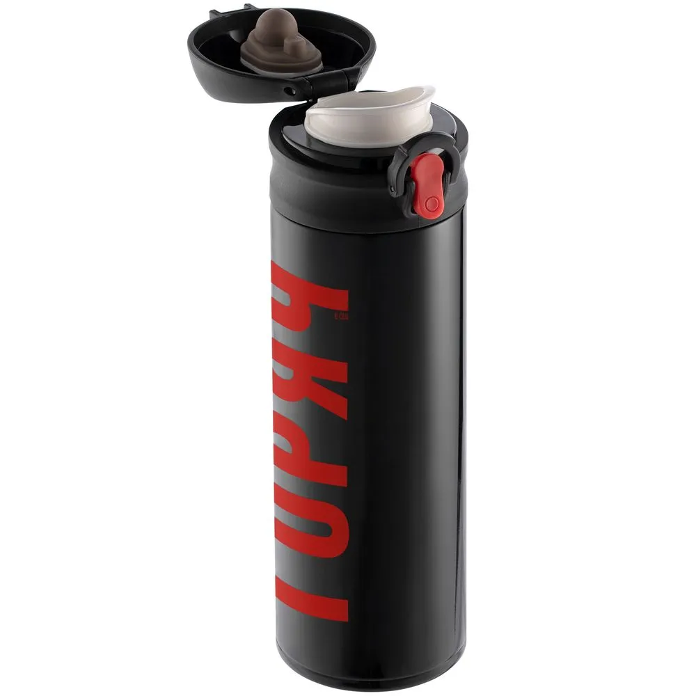 Термостакан "Горяч", черный