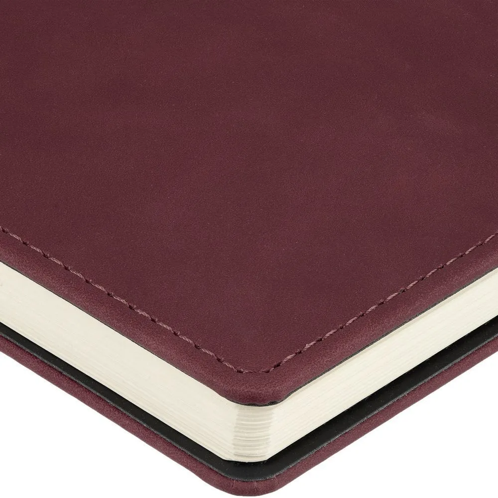 Ежедневник Spring Urban на заказ, недатированный, бордовый