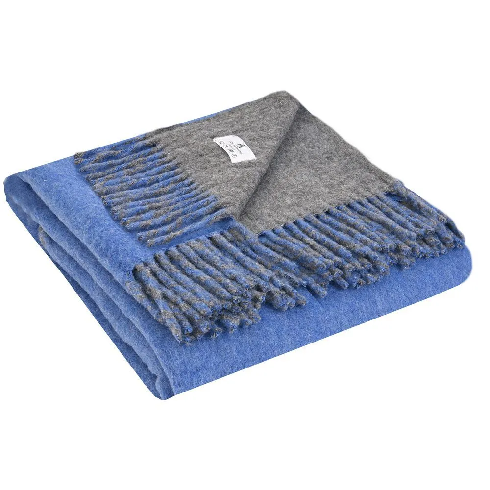 Пледы с логотипом с печатью логотипа. Плед Mumbai Duo по цене 12 081 ₽ руб. (артикул 16342.40) Плед Mumbai Duo, синий