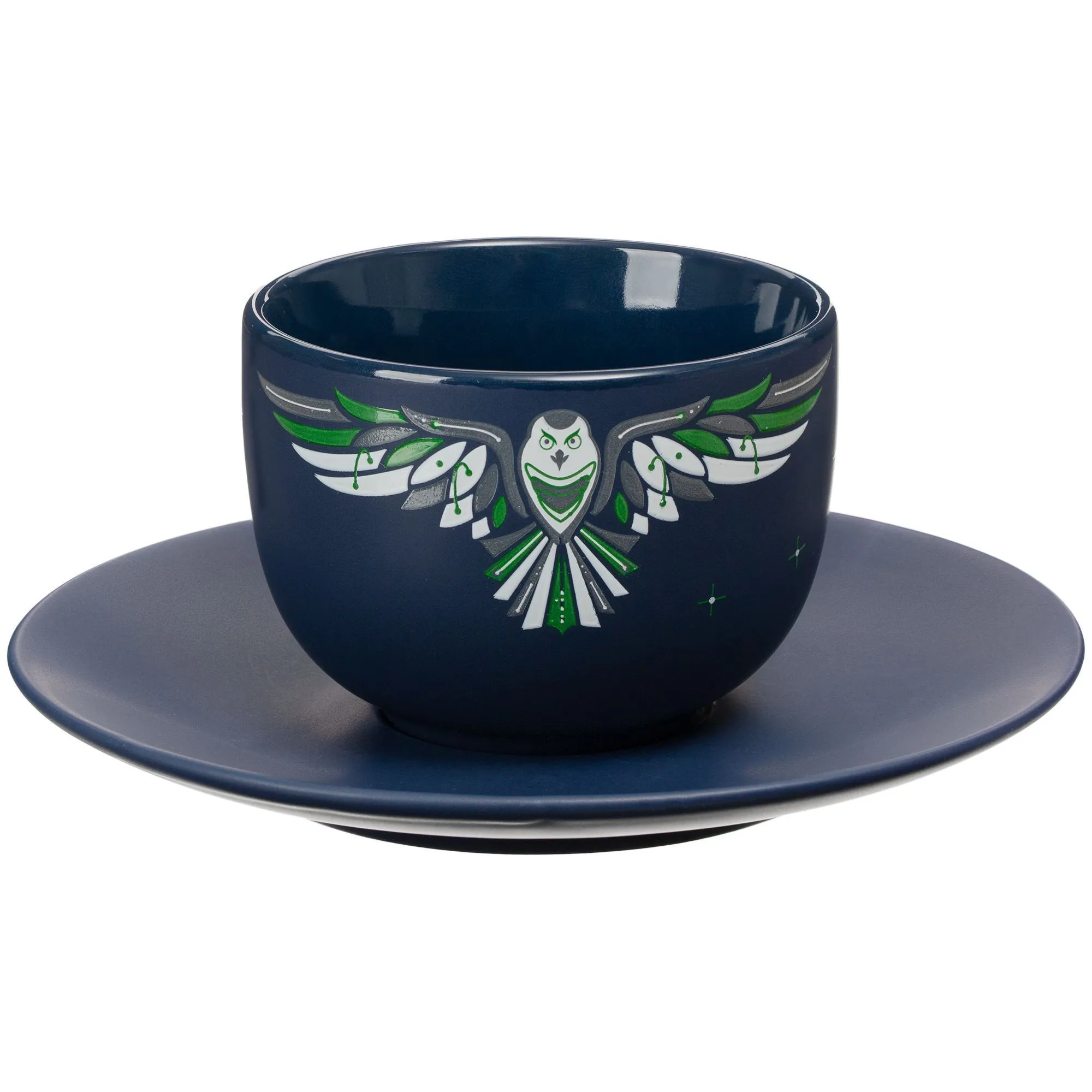 Чайные наборы с печатью логотипа. Чайная пара Stansa по цене 456 ₽ руб. (артикул 18275.30) Чайная пара Stansa, черная