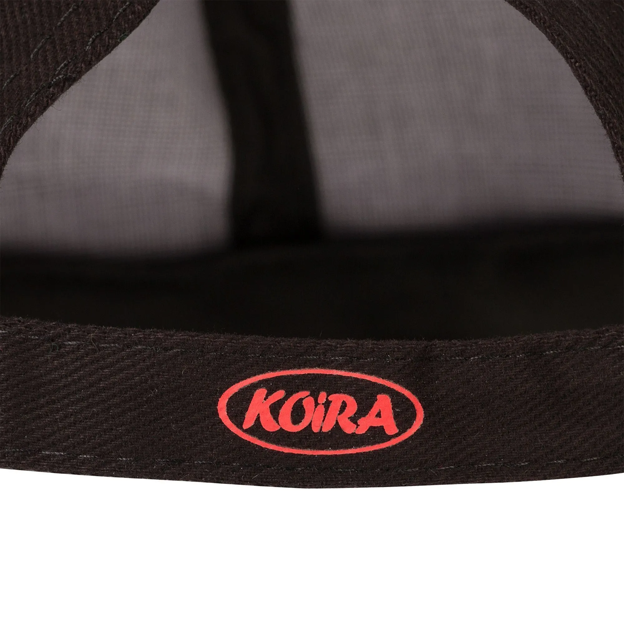 Бейсболка Buffalo, черная с красным