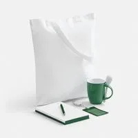 Набор Welcome Pack, зеленый с белым с логотипом