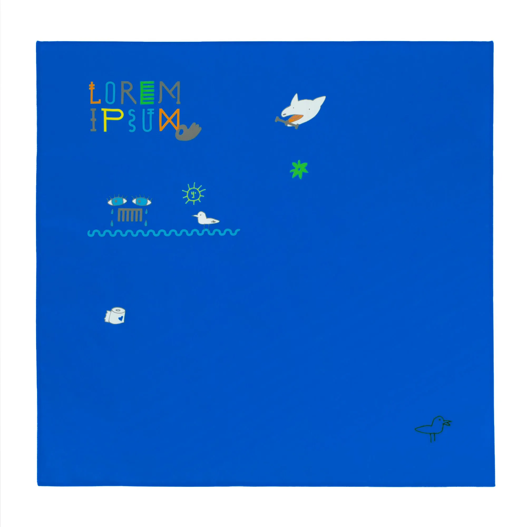 Бандана Overhead, ярко-синяя