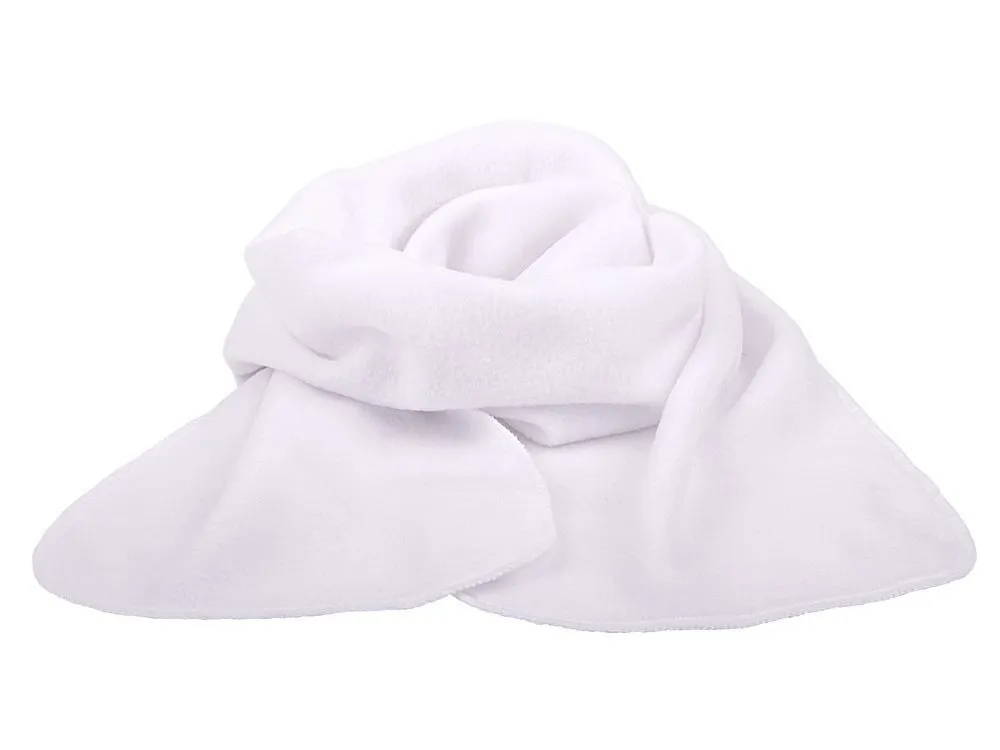 Шарфы с печатью логотипа. Шарф Fleecy по цене 407 ₽ руб. (артикул 17482.60) Шарф Fleecy, белый