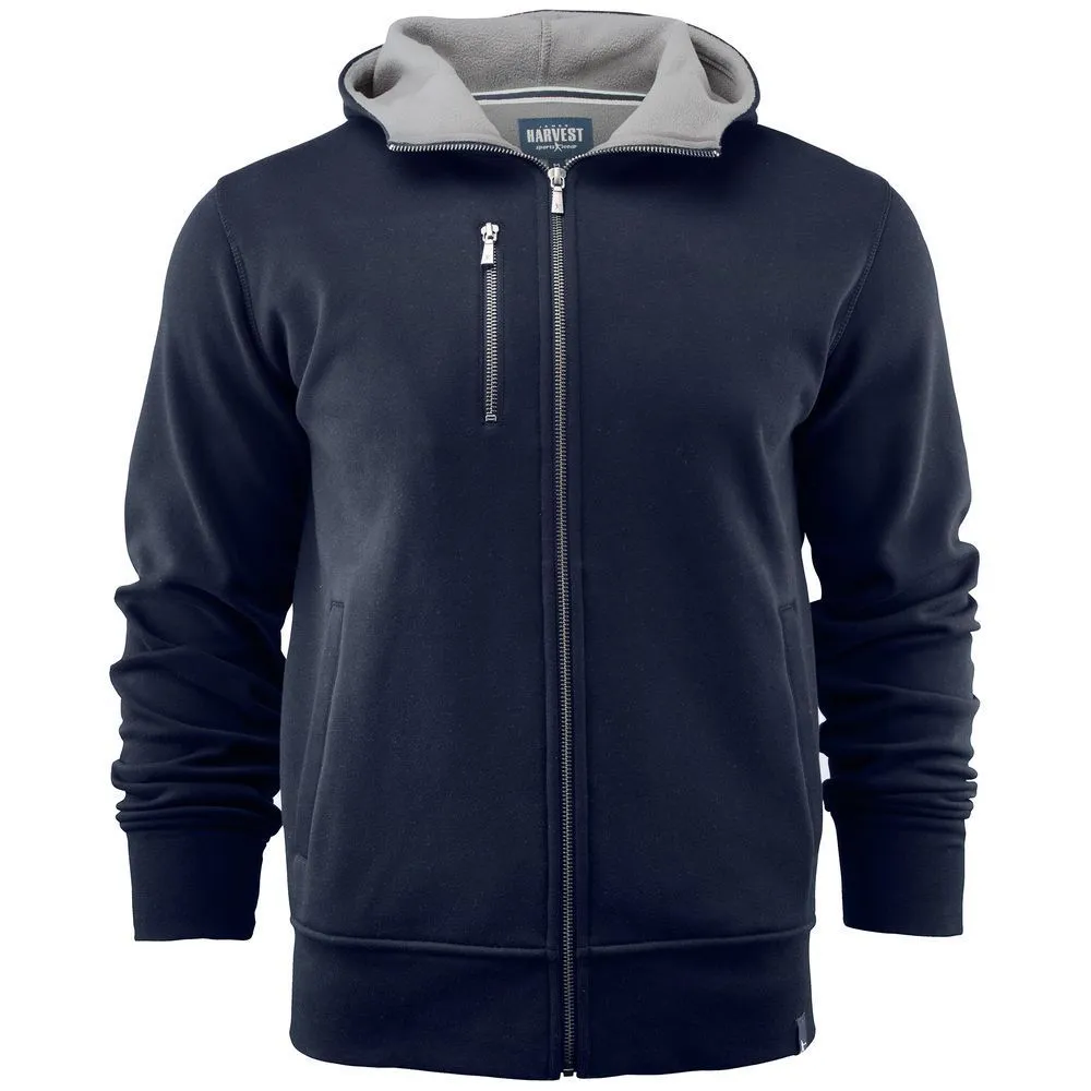 Толстовка мужская Parkwick темно-синяя с логотипом