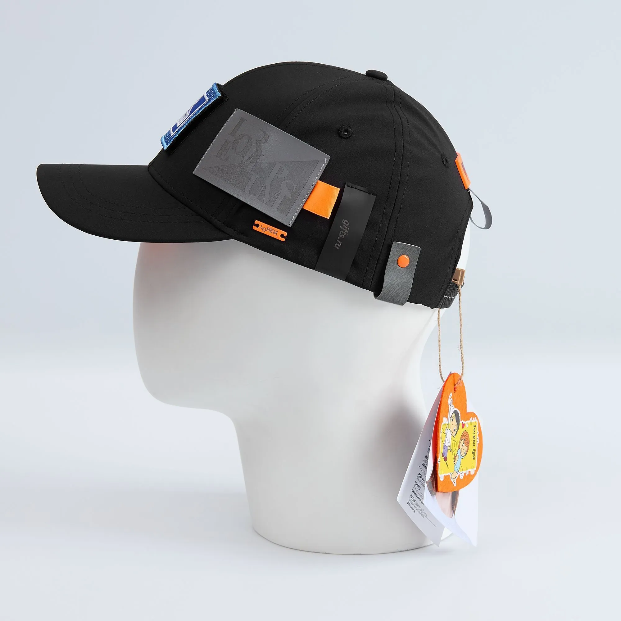 Бейсболка Cityscape, черная