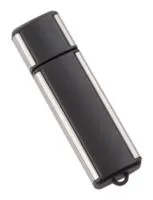 Флешка Bar, черная, 8 Гб с логотипом