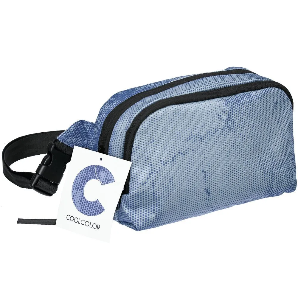 Сумки с принтом с печатью логотипа. Поясная сумка Blue Marble по цене 613 ₽ руб. (артикул 71487.14) Поясная сумка Blue Marble