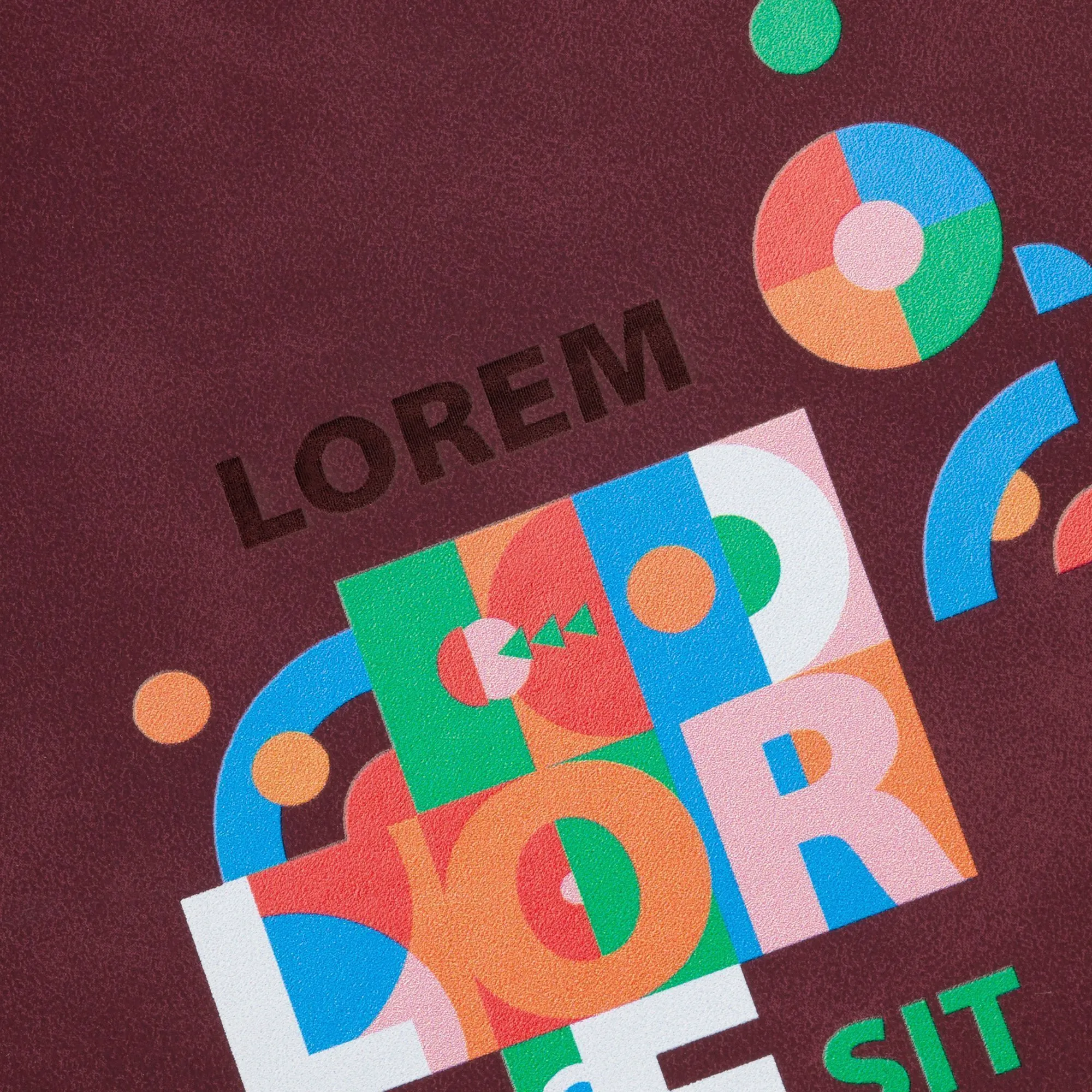 Блокнот Luba, бордовый