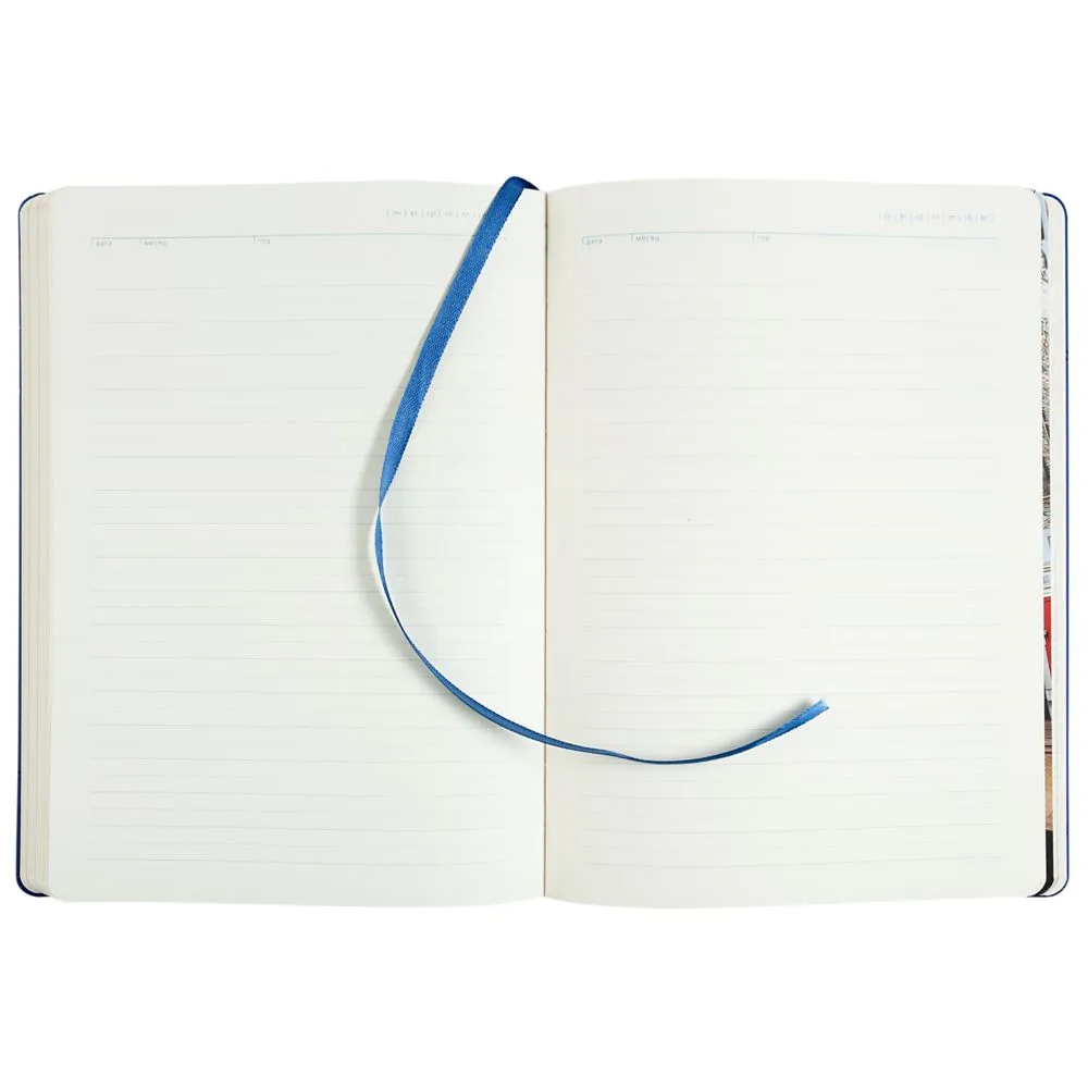 Ежедневник "Эрмитажные коты", синий, уценка