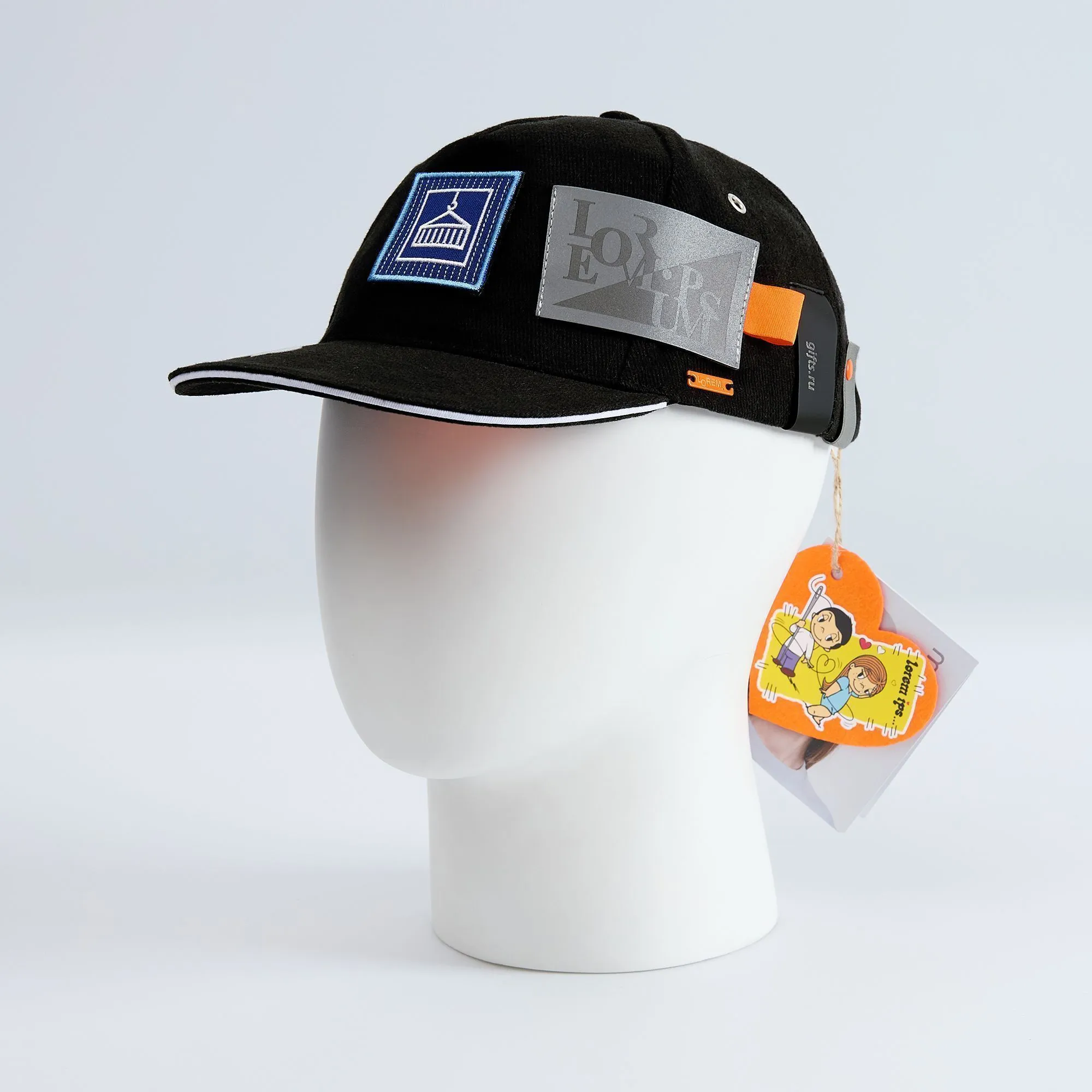 Бейсболка Classic, красная с белым кантом