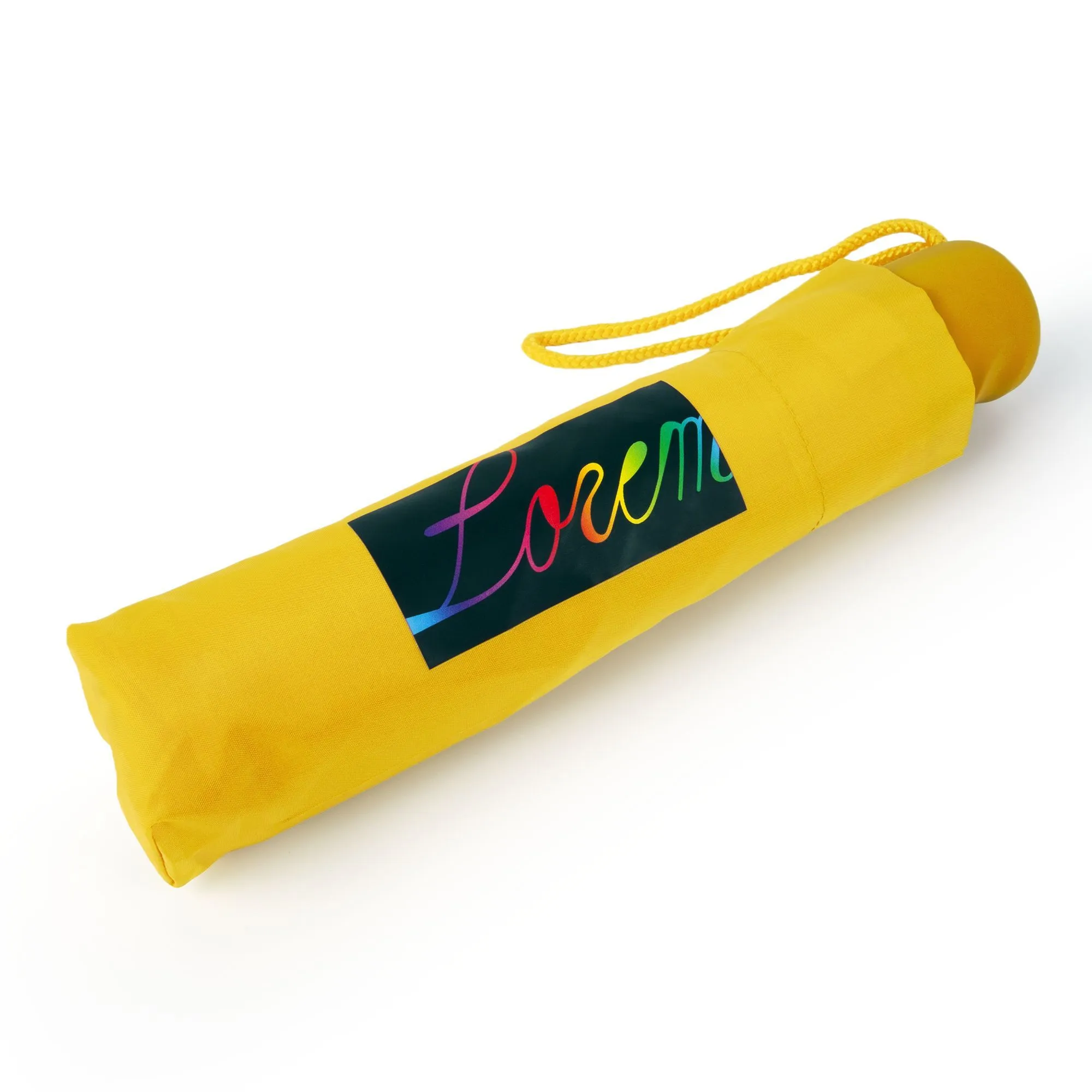 Зонт складной Basic, желтый